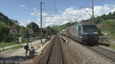 Vista dalla cabina - BLS Re 465